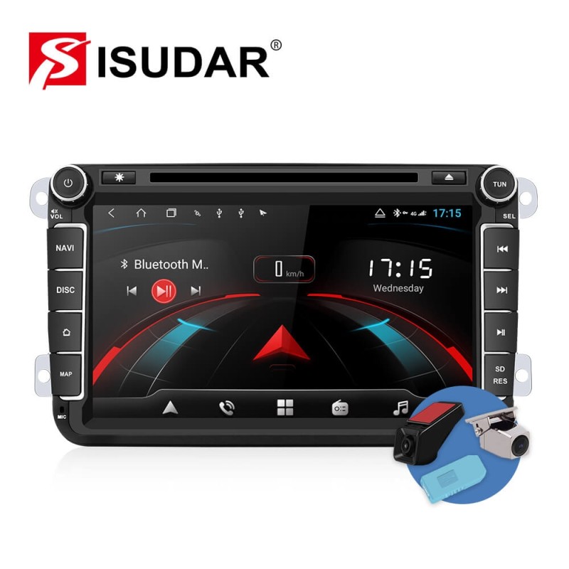ISUDAR H53 with HD Display 2 Din Android Car Radio For Volkswagen/Polo