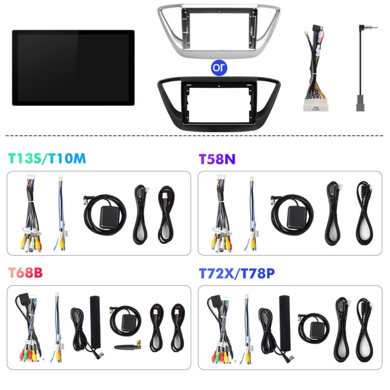 NEW! 11.5” Android 13 For Hyundai Solaris 2 2017-2020 Car Radio Carplay Wifi 6