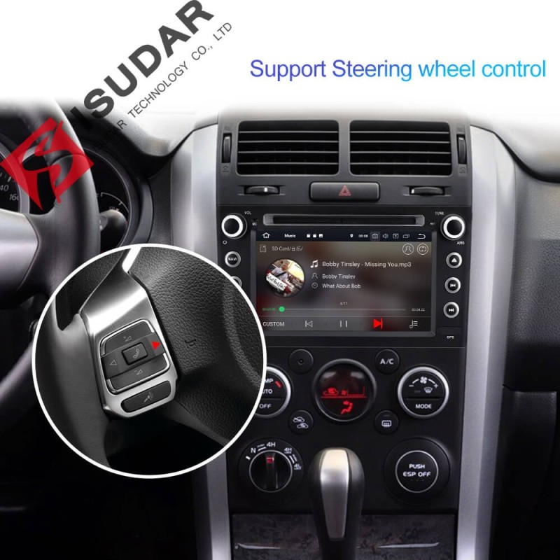 ISUDAR 2 Din Auto radio Android 9.0 Octa core For SUZUKI/Grand Vitara