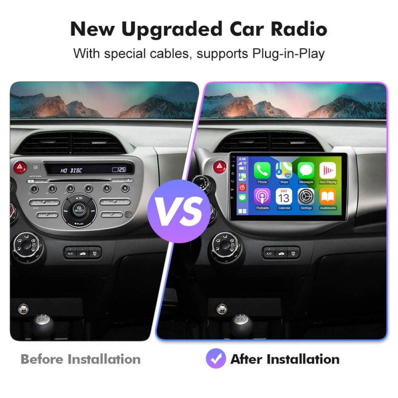 NEW! Android 13 Car Radio For Honda Fit 2007-2014 LHD Multimedia Video Player Navigation GPS 4G