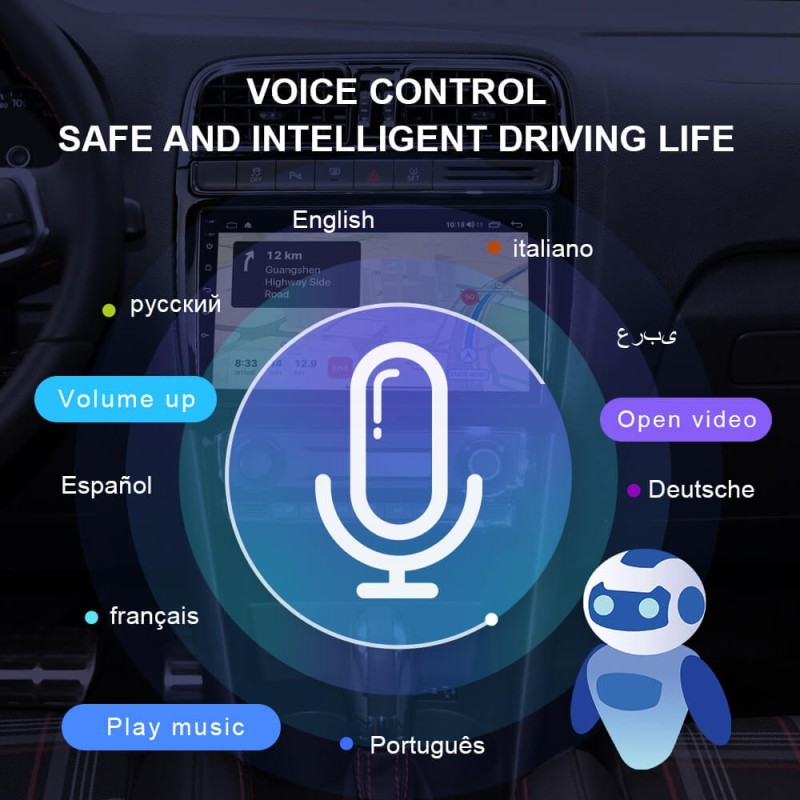 Isudar Auto Radio GPS For VW/Volkswagen/POLO Sedan 2009-2017