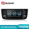 Isudar Voice control Car radio 1 Din Android 10 For Fiat/grande punto evo/Linea/2012-2018