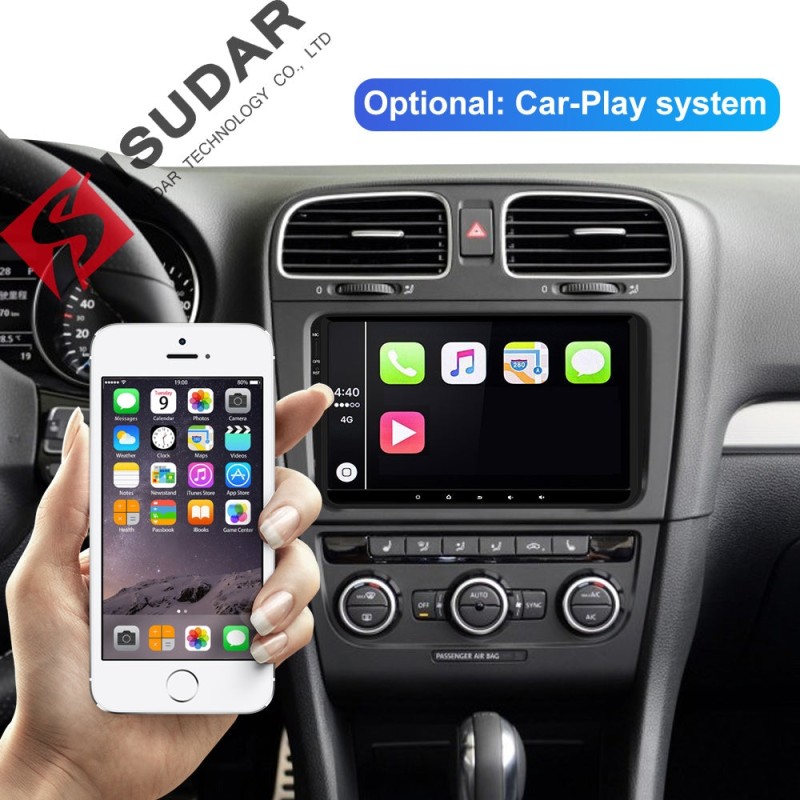 ISUDAR 1 Din Auto radio Android 10 Octa core For VW/Golf/Tiguan