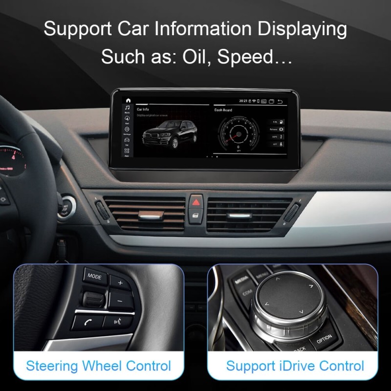 Isudar 4G GPS Stereo Head Unit IPS Screen For BMW X1 E84 2009-2015