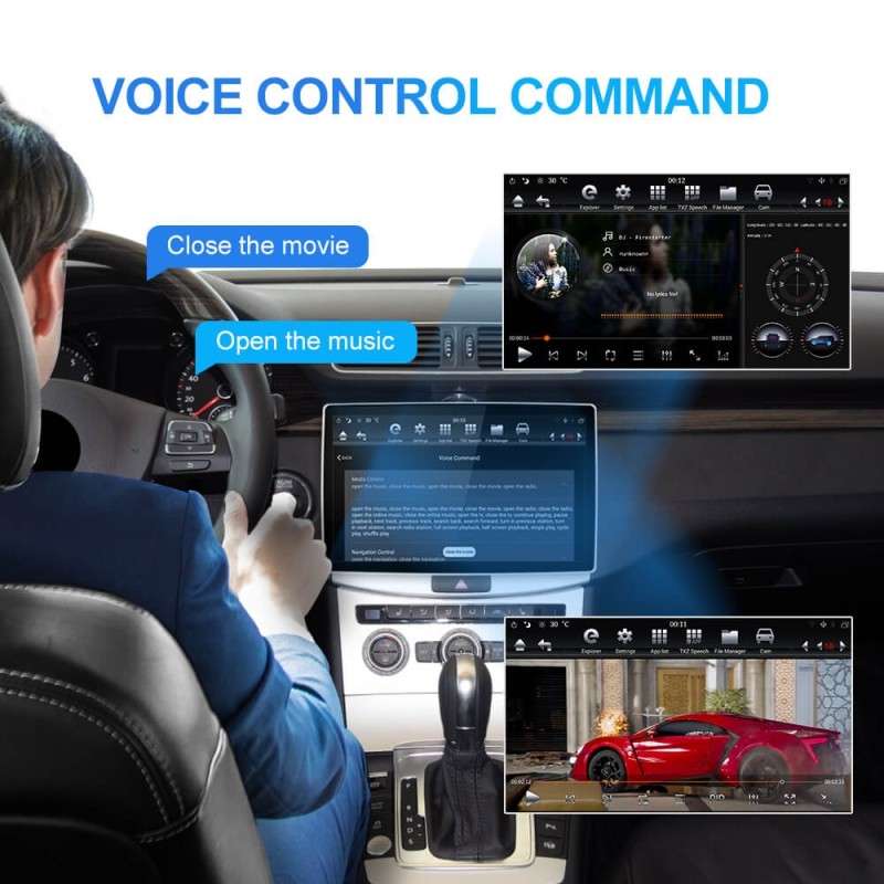 Voice Control! 1920*1080P 2K IPS 2 Din Android Universal Car radio For Nissan/KIA/Hyundai/Toyota/giulietta