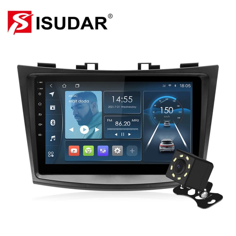 ISUDAR Stereo Android IPS For Suzuki Swift 2010-2017