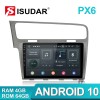 Isudar PX6 1 Din Auto Radio Android 10 For Volkswagen/Golf 7