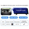 Android 11.0 12.3' Car Radio For BMW X3 F25 CIC NBT X4 F26 NBT System Blue Anti G-lare Screen Multimedia GPS Navigation Carplay