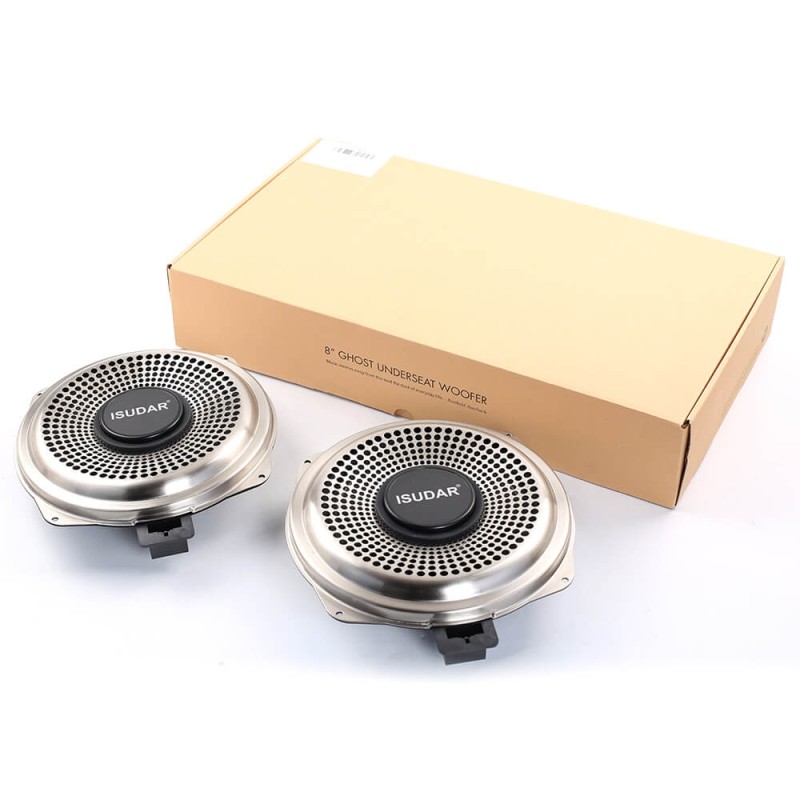 GBM802O Underseat Subwoofer For BMW E60 E70 E81 E90 F10 F20 F30 Series 2 OHM Pairs Low Range Frequency Bass Speakers