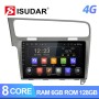 Isudar QLED Android 10 Auto Radio For VW/Volkswagen/Golf 7 2013- wireless carplay