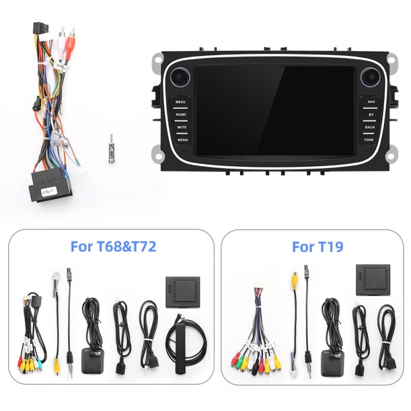 Clearance Sale！Isudar Wireless carplay Android 10 Car Radio For FORD/Focus/S-MAX/Mondeo/C-MAX/Galaxy