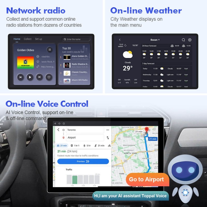 ISUDAR 2K 13.1 Inch Sim Card Android 12 Car Radio For VW/Volkswagen/Tiguan 2017-2019