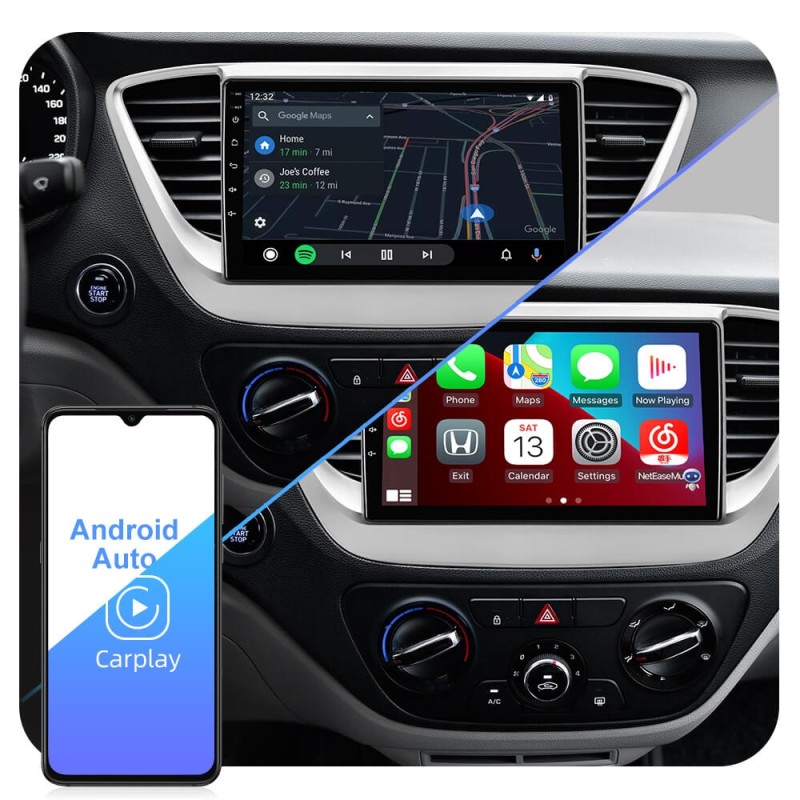 ISUDAR T72 QLED Android 10 Car Radio For Hyundai/Solaris/Verna 2017-