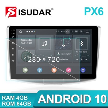 ISUDAR PX6 1 Din Android 10.0 Car Radio For Magotan/CC/Passat B6 B7