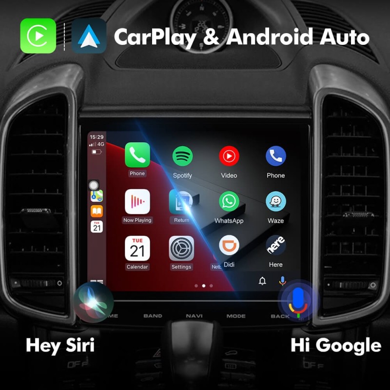 ISUDAR Android 12/Android 10 Car Radio For Porsche Cayenne 2011-2017 PCM 3.1 PCM 4.0 Android Auto GPS Navigation