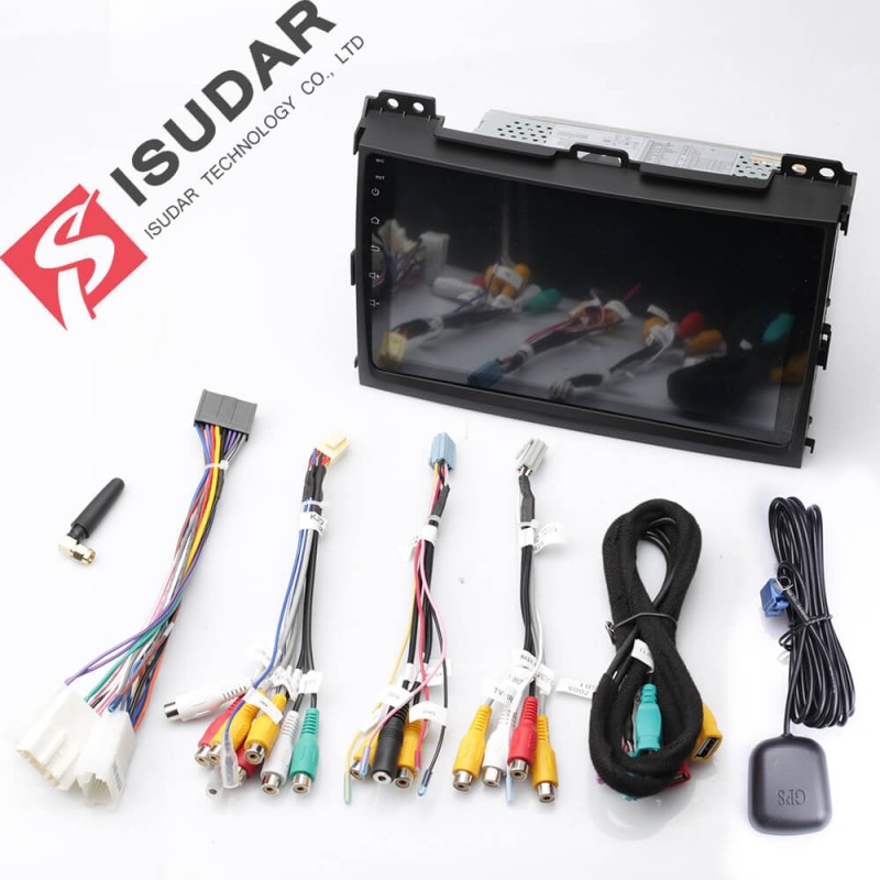 ISUDAR 1 Din Auto Radio Android 10 Octa core For Toyota/Prado 120 2004-2009