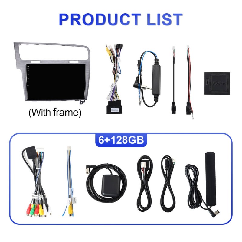 For VW/Volkswagen/Golf 7 2013- T75 Android 14 UIS7865 Car Radio Upgrade From T72