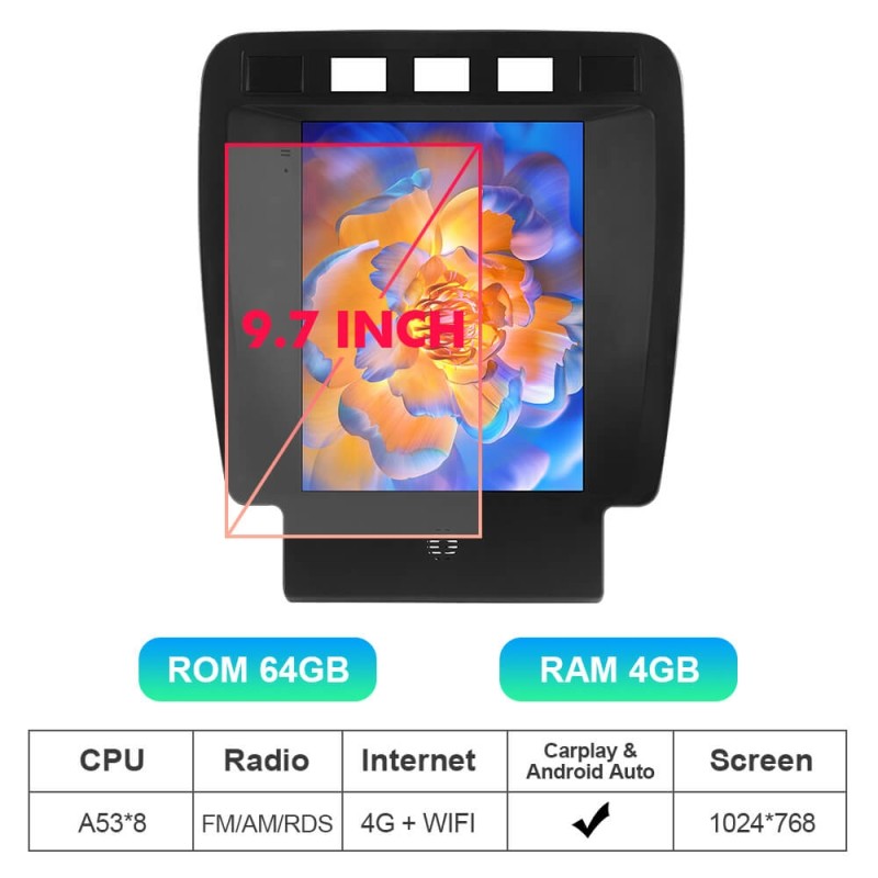 ISUDAR Android 12 1024*768P Car Radio Apple Carplay For Porsche Cayenne 2006-2009 Android Auto GPS Navigation