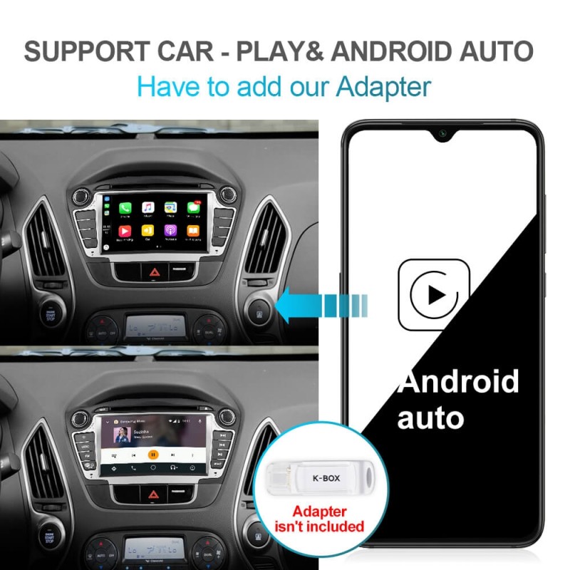 Clearance Sale！Isudar PX6 2 Din Android 10 Car Multimedia Player GPS For Hyundai/IX35/TUCSON