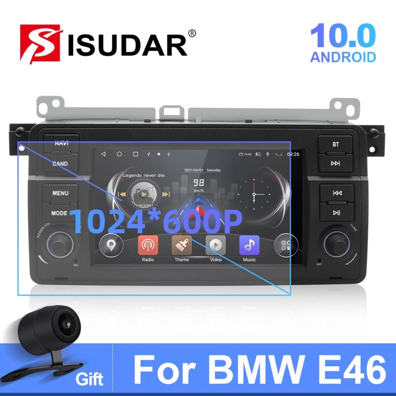 Clearance Sale！4G wireless carplay Android 10 Auto Radio Multimedia For BMW 3 Series E46 M3 318/320/325/330/335 1998-2005
