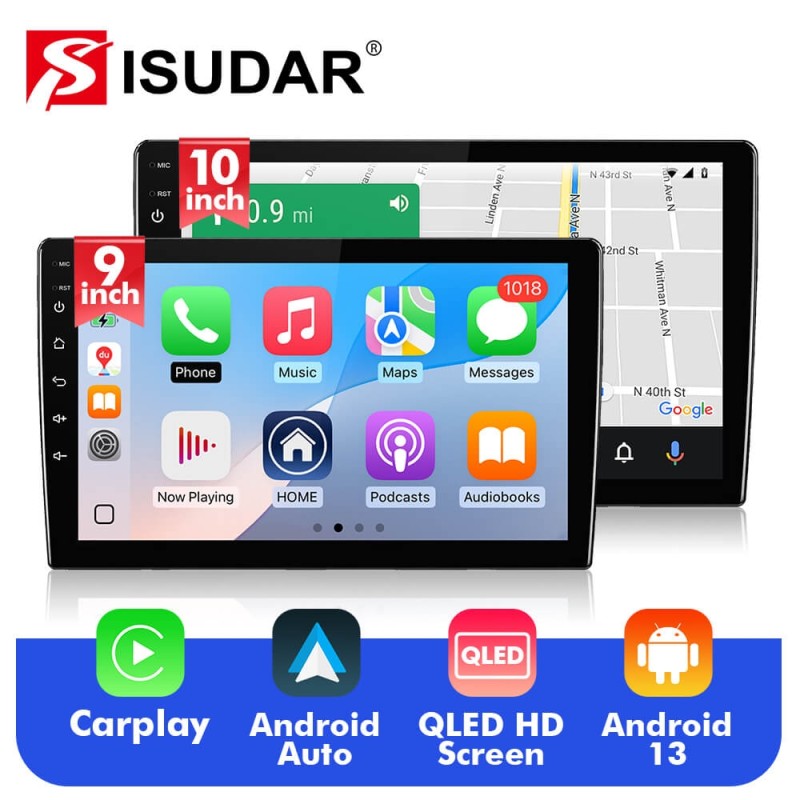 T72/T10s Android 13 universal Car Multimedia 9 inch 10 inch Player Radio Stereo Navigation