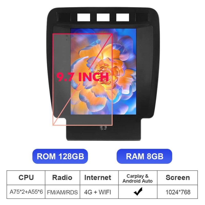 ISUDAR Android 12 1024*768P Car Radio Apple Carplay For Porsche Cayenne 2006-2009 Android Auto GPS Navigation