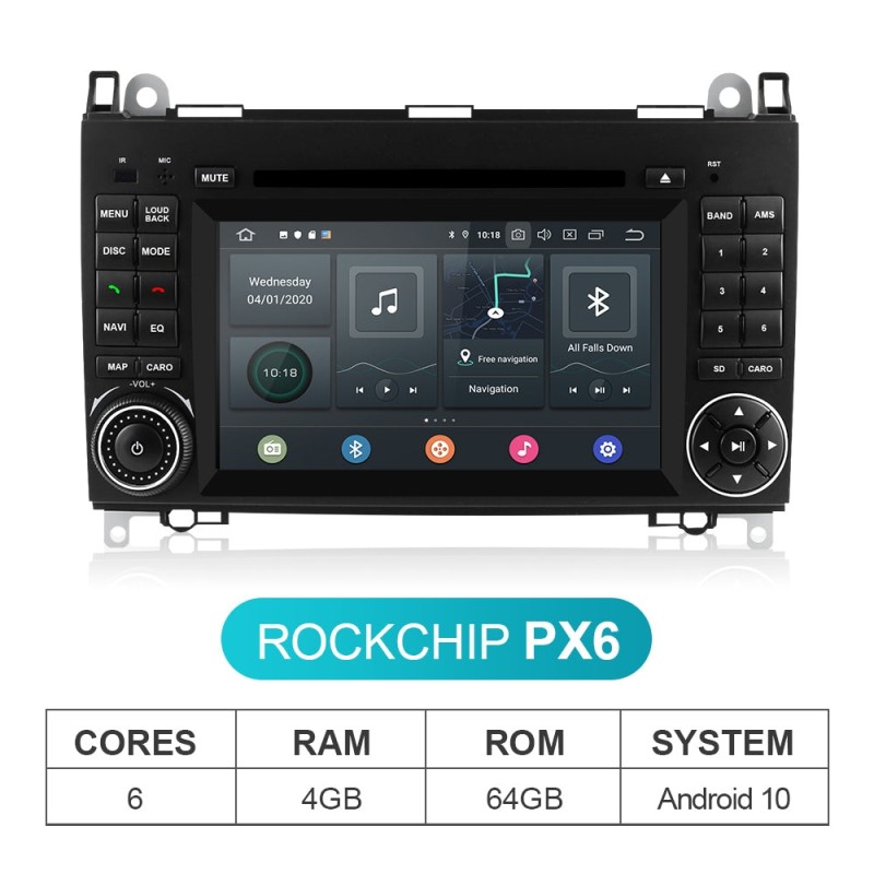 Clearance Sale！Isudar 4G Anrod 10/11 Auto Radio For Mercedes/Benz/Sprinter/B200/B170/W169