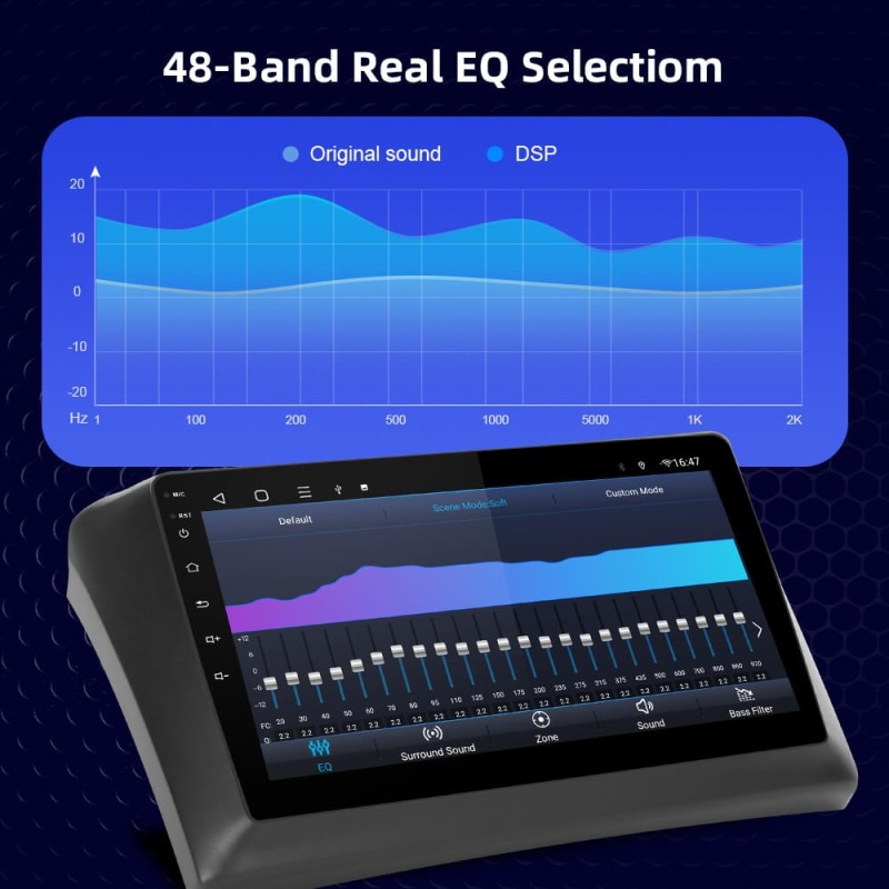 ISUDAR Android 10 T72 Car Radio For Fiat Stilo 2002-2010