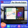 ISUDAR 2K 13.1 Inch 8 Core Android 12 Car Radio For Skoda Fabia 2015 2016 2017 2018 2019
