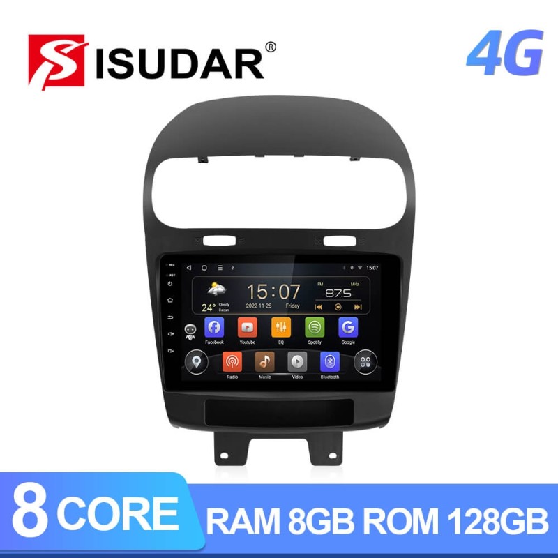 T72 8 Core Android 10 Car Radio Carplay For Dodge Journey/ Fiat Freemont 2012-2014