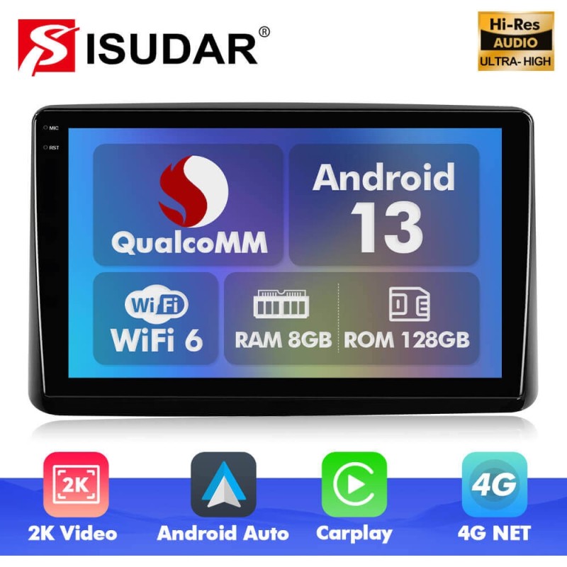 Q6 Qualcomm Android 13 For Honda City 2020- 9" screen multimedia car radio DSP ADAU