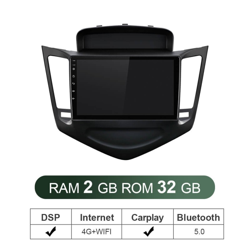 ISUDAR 4G 2 Din Android 10 Car Radio For Chevrolet Cruze J300 2013-2015