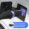 ISUDAR Electric Vehicle Charging Connector J1772 Type 1 to IEC 62196 Type 2 EV Car Adapter Type 1 to Tesla Model Y/S/3 Electric