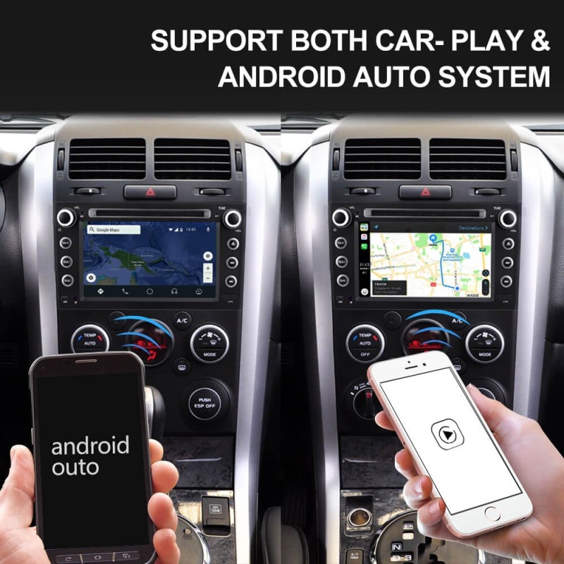 Isudar 2 Din T8 Android 9 Auto Radio For SUZUKI/Grand Vitara