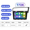 T72 QLED Wireless Carplay 10” Car Radio For VW/Volkswagen/Golf 7 2013-