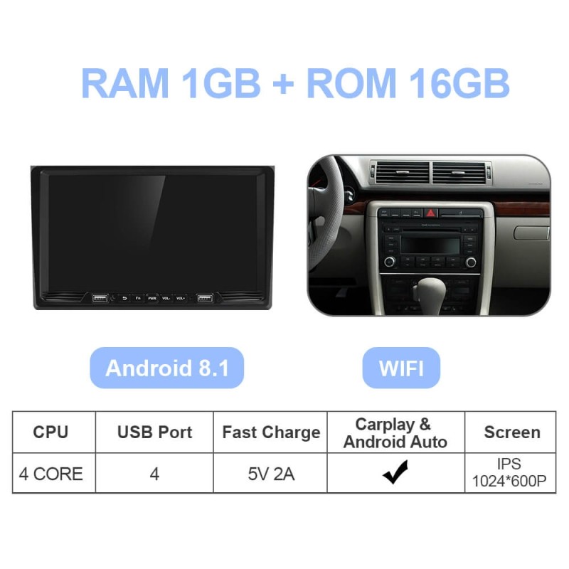 Clearance Sale！ISUDAR Android 10 QLED Car Radio For Audi A4 II 2 B6 III 3 B7 S4 RS4