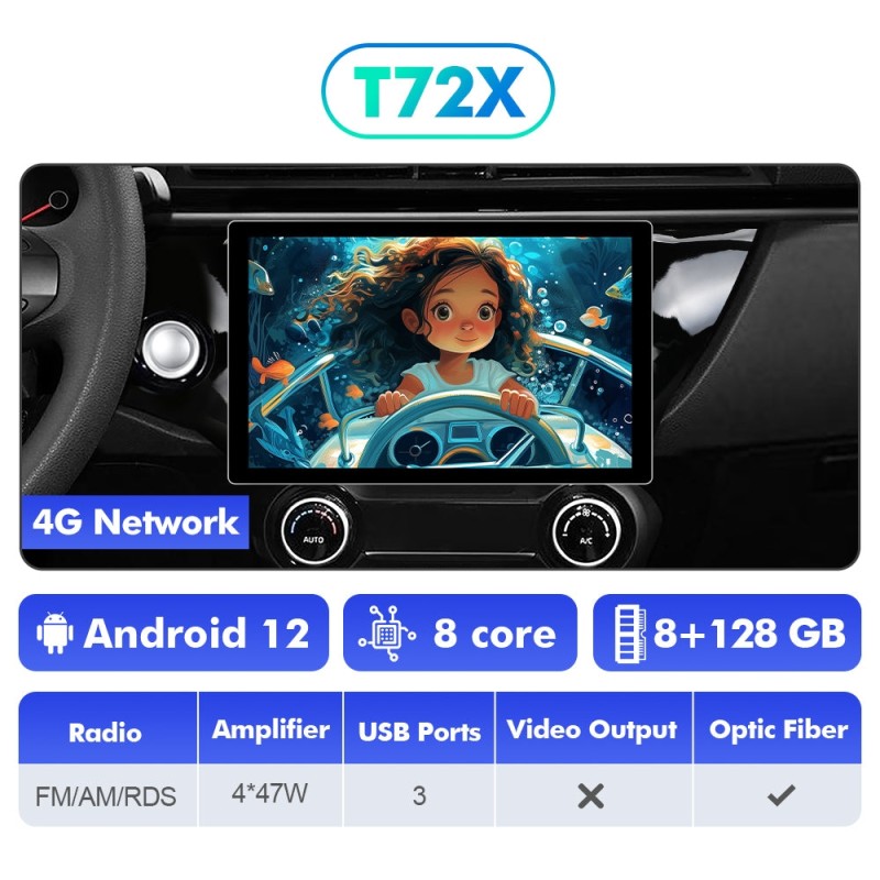 NEW! 11.5” Android 13 For Kia Rio 4 2017-2021 Carplay Car Radio 2K IPS Screen