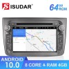 ISUDAR 1 Din Auto Radio Android 10 Octa core For Alfa Romeo Mito 2008-