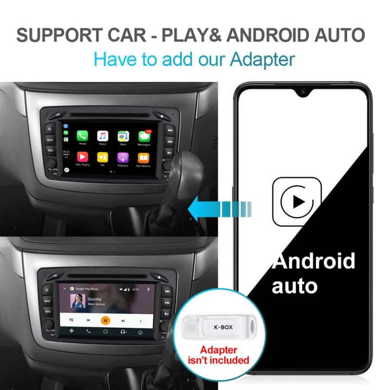 ISUDAR 2 Din Auto Radio Android 10 For Mercedes/Benz/CLK/W209/W203/W208/W463/Vaneo/Viano/Vito