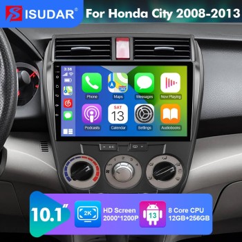 NEW! Android 13 Car Radio For Honda City 2008-2013 Multimedia Video Player Navigation GPS 4G