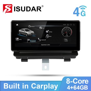 Isudar 4g glonass Auto radio IGO map for Audi Q3 Wireless Carplay