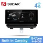 Isudar 4g glonass Auto radio IGO map for Audi Q3 Wireless Carplay