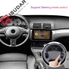 ISUDAR 2 Din Quad core Auto radio Android 9 For BMW/E46/M3/MG/ZT/Rover 75