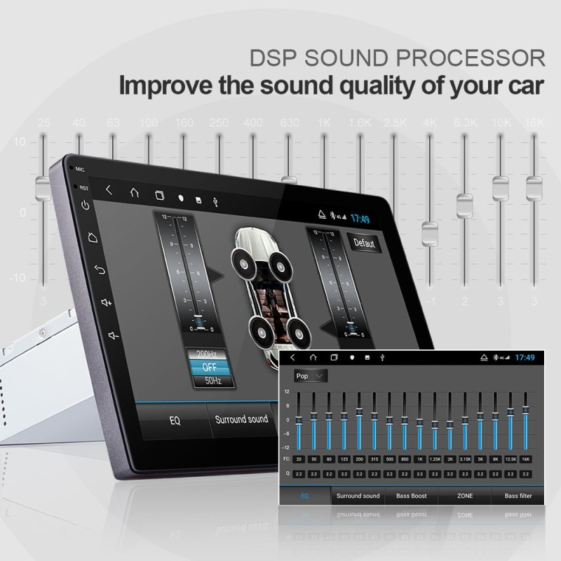 ISUDAR H53 2 Din Android Car Radio For Honda/CRV/CR-V 2011-2015