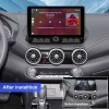 10 inch Android 14 New Design Angle Key 2.0 Touch Screen Car Radio Button Car Stereo For Nissan Sylphy Sentra 2020-2022