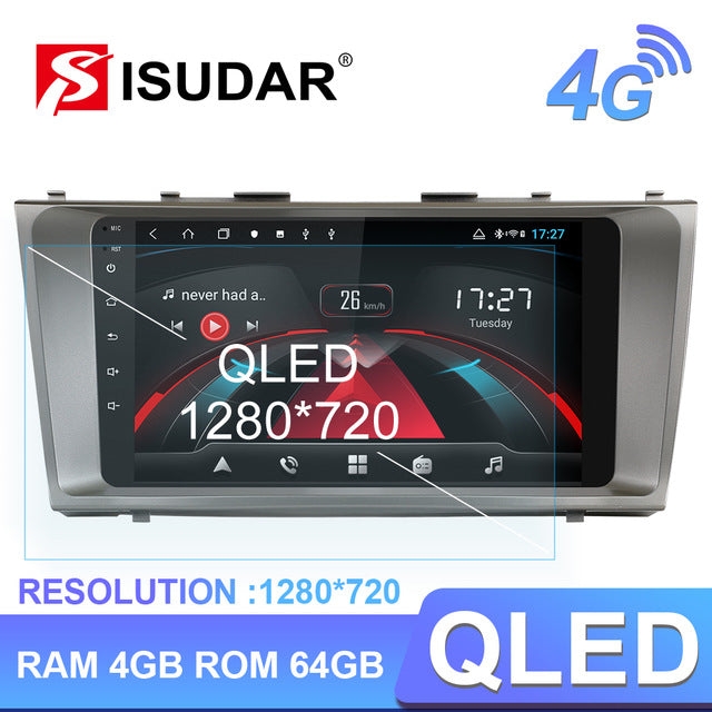 ISUDAR H53 1 Din Android Car Radio For Toyota/Camry 2008-2011