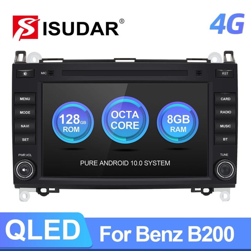 Clearance Sale！ISUDAR 1 Din Android Voice control Car Radio For Mercedes/Benz/B200/B-class