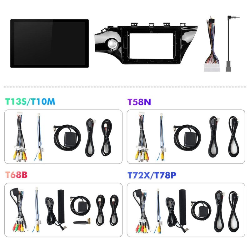 NEW! 11.5” Android 13 For Kia Rio 4 2017-2021 Carplay Car Radio 2K IPS Screen