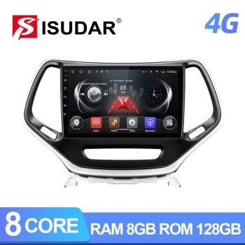 T72 QLED Car Radio For Jeep Cherokee 5 KL 2014-2018 8GB ROM 128GB