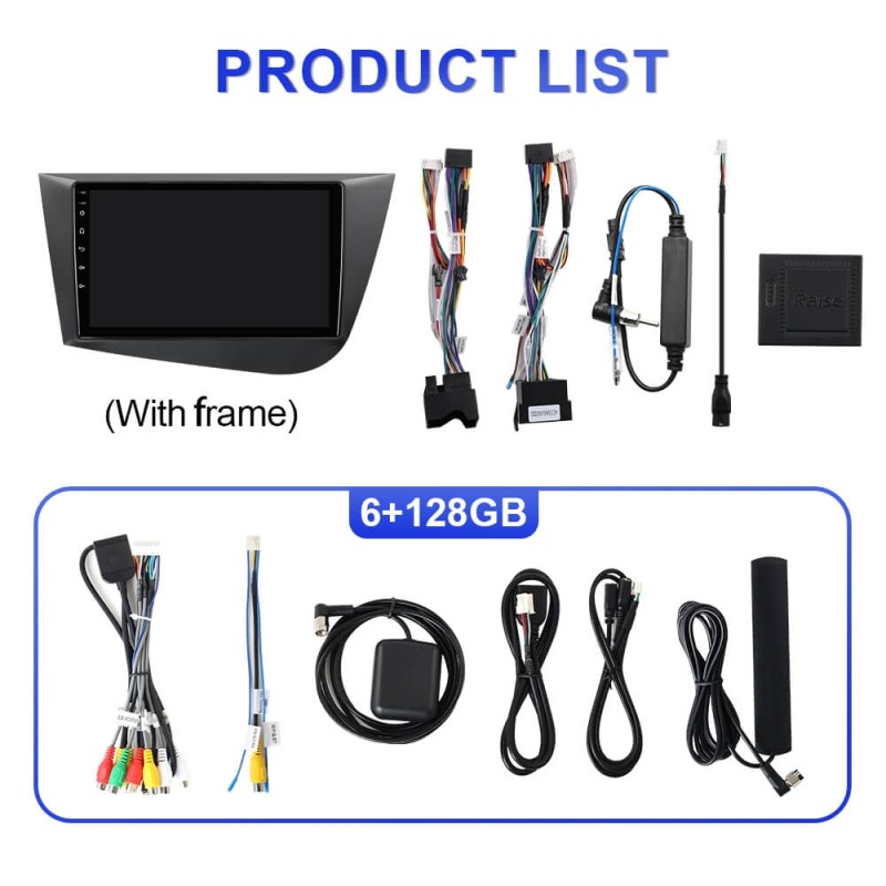 For Seat LEON 2005-2012 T75 Upgrade from T72 Android 14 UIS7865 Car Radio Carplay